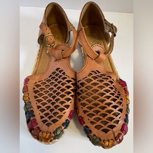D'arte huarache sandal made of genuine leather 7/7.5